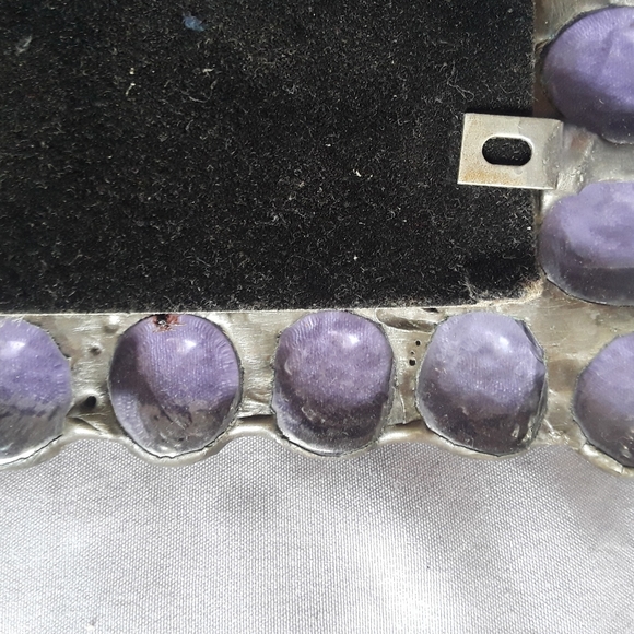 Unique picture frame purple stones - Picture 6 of 6